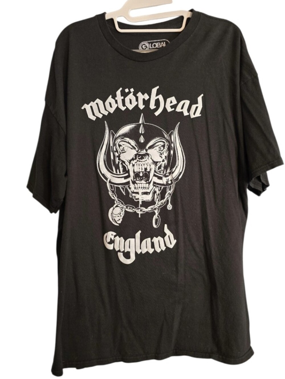 Global Motorhead England 2 Sided Graphic T Size 2X In EUC